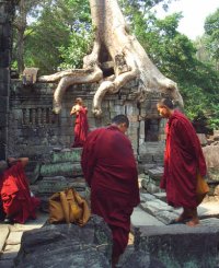 monjes budistas